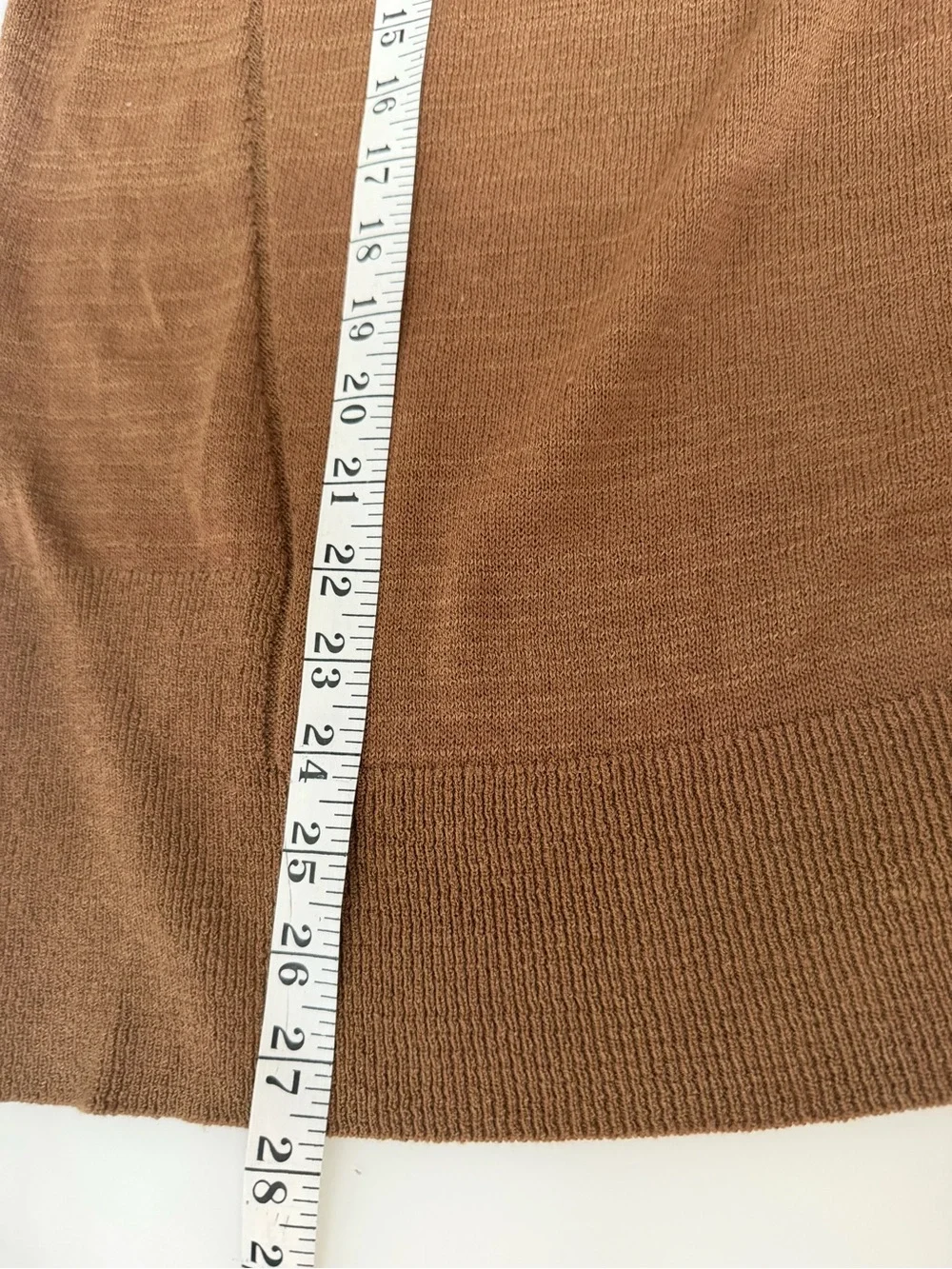 Free People Oversized Scoop-Neck Knit Sweater in Brown XS